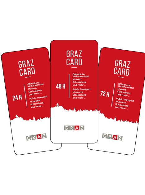 Die Graz Card ermöglicht Zugang zu Museen, öffentlichen Verkehrsmitteln und mehr in Graz.
