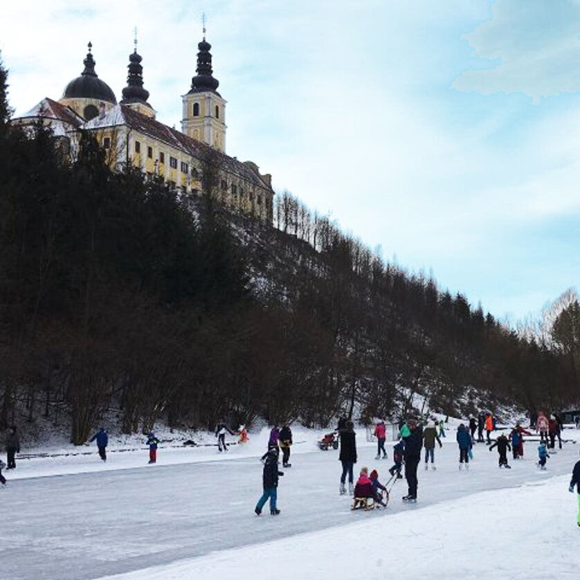 Pattinaggio su ghiaccio a Mariatrost | © Stadt Graz - Sportamt