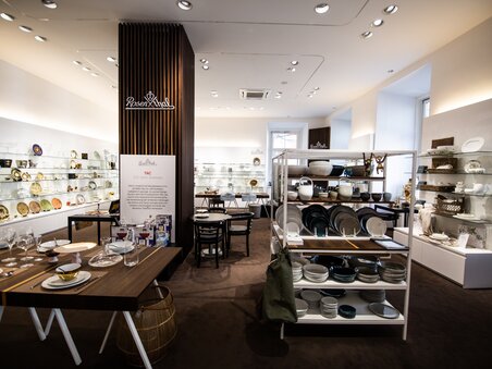 Ein eleganter Geschirr- und Tischwarenladen mit vielfältiger Auswahl in Graz. | © Klammerth