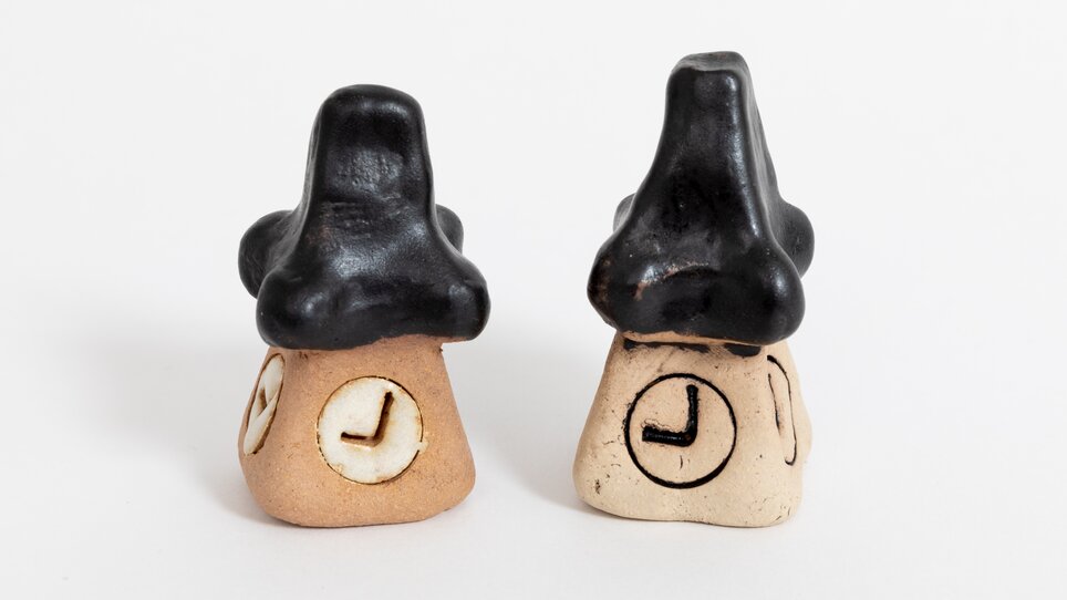 Due piccole torri dell'orologio in argilla | © Graz Tourismus - Harry Schiffer