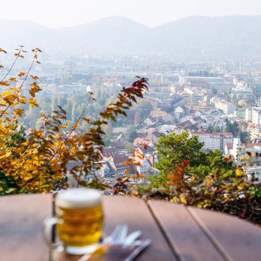 Biergarten I Restaurant Schlossberg | © Restaurant Schlossberg