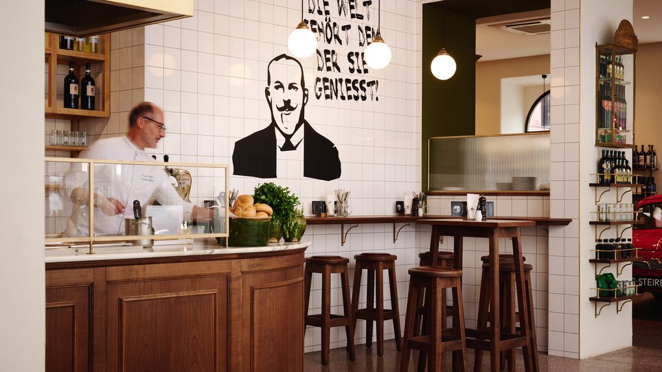 "Steirer-Theke" nel ristorante "Der Steirer" - Impression #2 | © Florian Weitzer Hotels und Restaurants