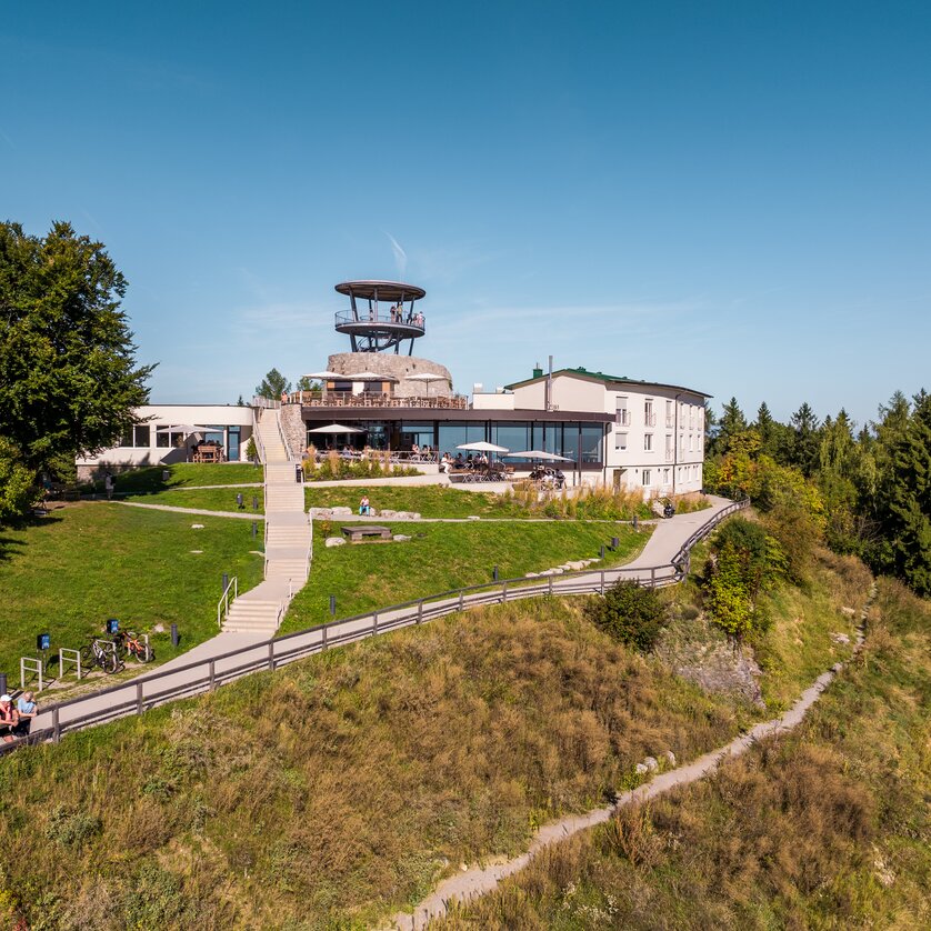 Bergrestaurant Fürstenstand in Graz mit Panoramaaussicht. | © Graz Tourismus - Mias Photoart