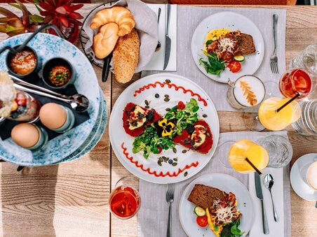 A delightful breakfast arrangement at aiola upstairs. | © 5komma5sinne - Rene Strasser Fotografie 