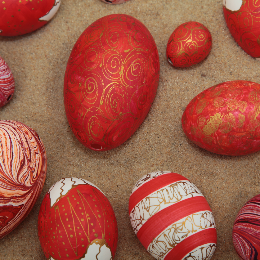 Uova di Pasqua colorate e decorate in varie forme e motivi. | © Graz Tourismus - Manfred Lach