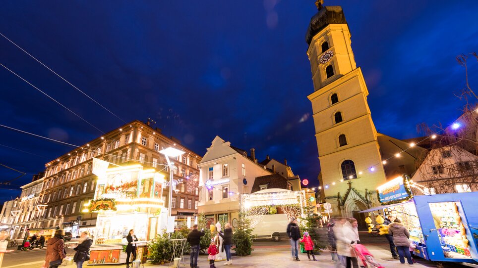 A festive atmosphere at the Children's Advent in the Kleine Neutorgasse in Graz. | © Graz Tourismus-Harry Schiffer
