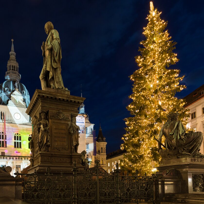 Adventkalender - Rathausprojektion | © Graz Tourismus - Harry Schiffer