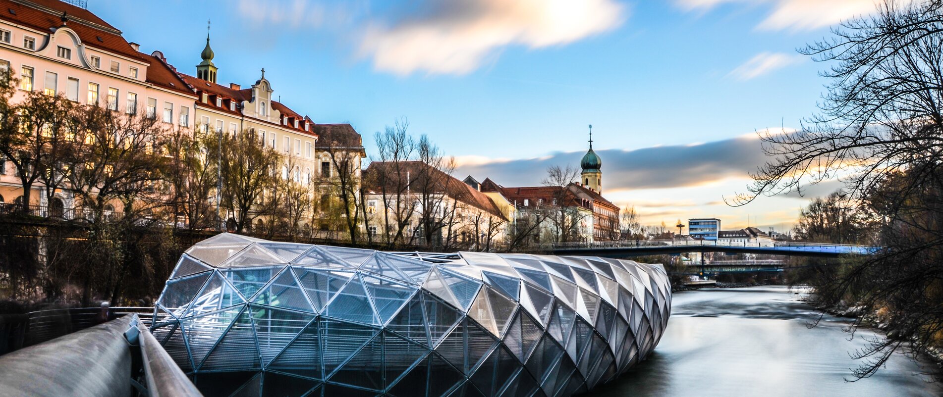 Island in the Mur | © Graz Tourismus - Markus Spenger