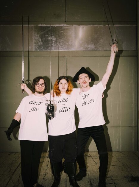 Die drei Musketiere Florian Finsterbusch, Sascha Wilding, Will Frost | © Oper Graz - Ingo-Pertramer