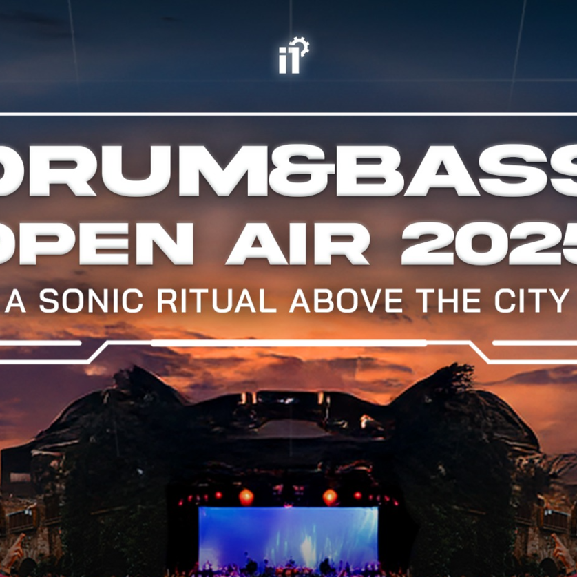 Drum&Bass Open Air 2025 in Graz | © I Promotional poster for a Drum&Bass festival 2025 above Graz. | © I