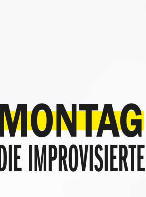 Eine Person fällt von einem Stuhl in der improvisierten Show. | © Theater im Bahnhof