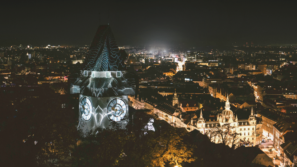 Klanglicht - Chronos by MO YA | © Luke Goodlife - Klanglicht 2022