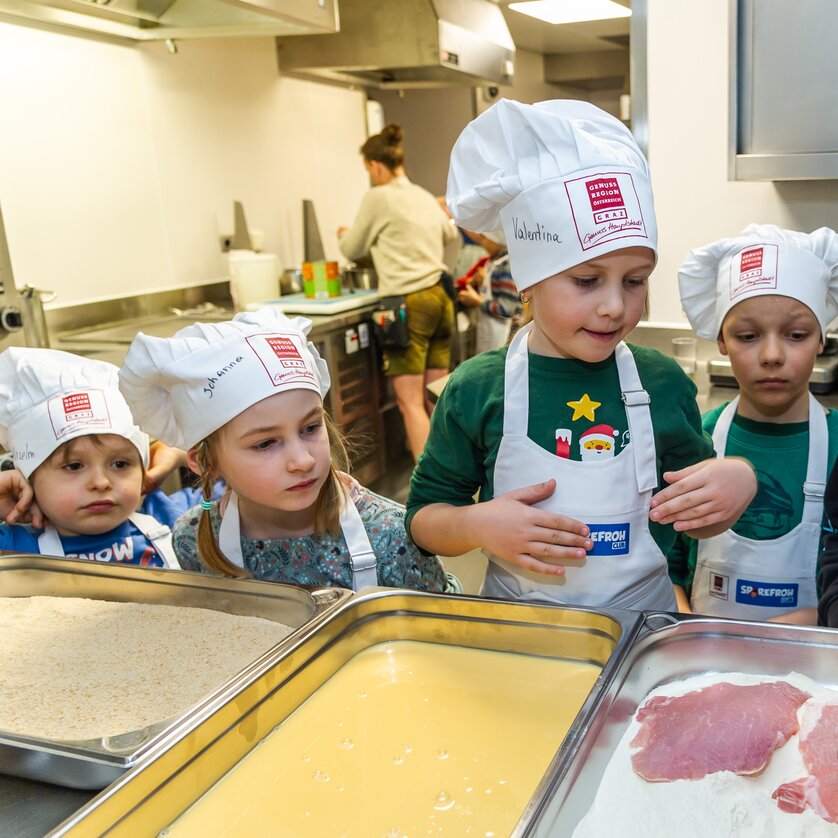 Kinderkochkurse in der GenussHauptstadt Graz I Steiermark | © Graz Tourismus - Paul Stajan