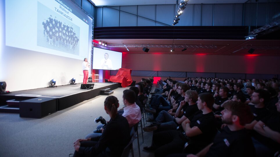 Ein Vortrag bei einer Konferenz mit einem Publikum in Graz. | © MCG - Martin Wiesner
