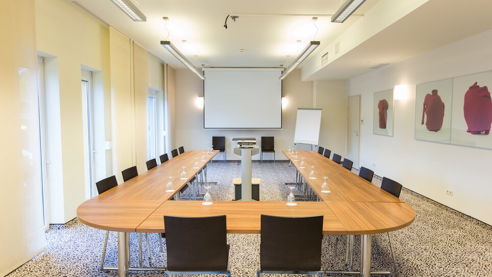 Seminarraum im Hotel Süd für Tagungen und Geschäftstreffen. | © Hotel Süd Art