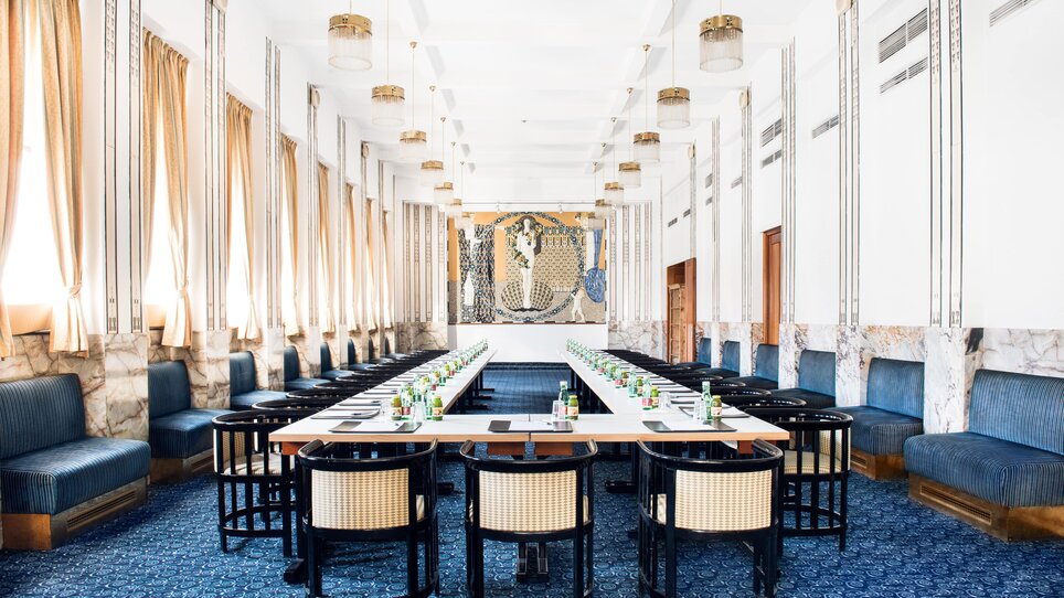 Tagungsanordnung im Grand Hôtel Wiesler in Graz. | © Florian Weitzer Hotels & Restaurants