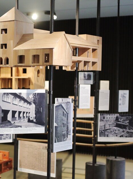 Exhibition of architectural models and plans at the Folk Museum. | © Universalmuseum Joanneum - J. Kucek