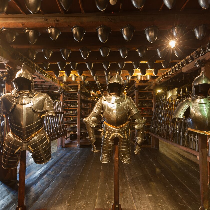 Historische Rüstungen im Landeszeughaus in Graz. | © Graz Tourismus - Harry Schiffer