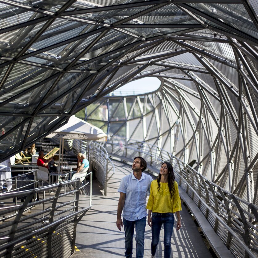 Isola sul fiume Mur | © Graz Tourismus - Tom Lamm