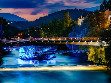 Island in the Mur - Impression #3 | © Graz Tourismus - Mias Photoart