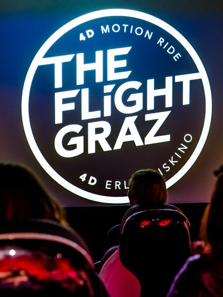 Erlebnisfilm im 4D-Kino The Flight Graz | © Region Graz - Mias Photoart