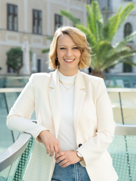 Foto ritratto di Lisa Legat - Head of Graz Convention Bureau I Green Meetings & Green Events | © Graz Tourismus - Werner Krug