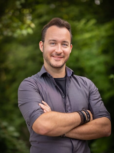 Foto ritratto di David Pösinger - Convention Bureau I Project Manager | © Graz Tourismus - Werner Krug