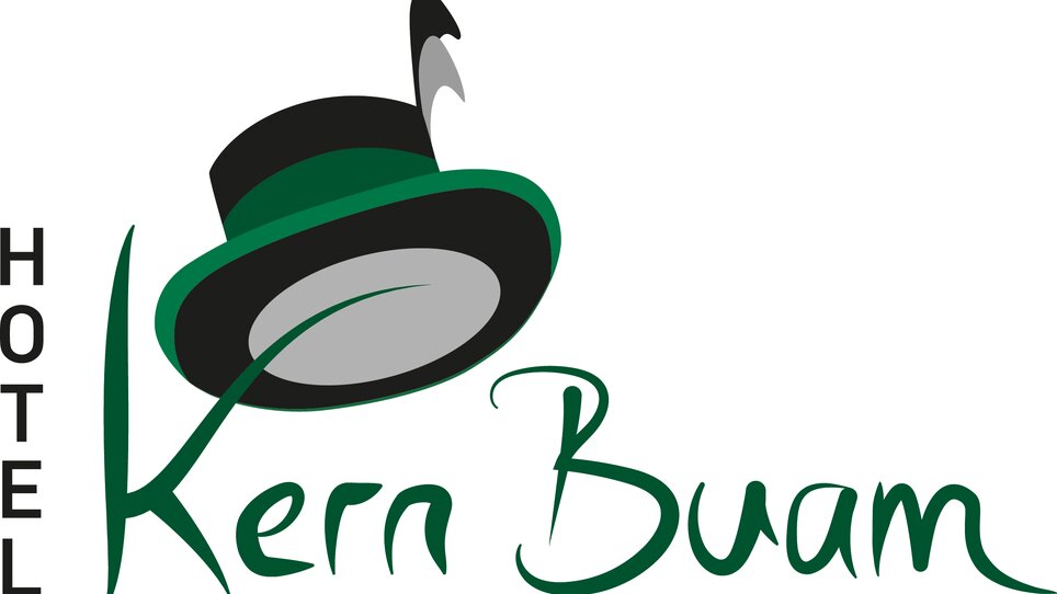 Logo des Hotels Kern Buam mit grünem Hut. | © Hotel Kern Buam