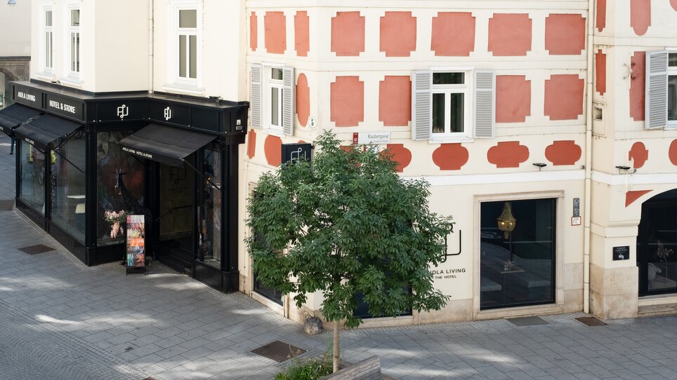 Blick auf das Boutiquehotel Aiola Living | © Aiola Living